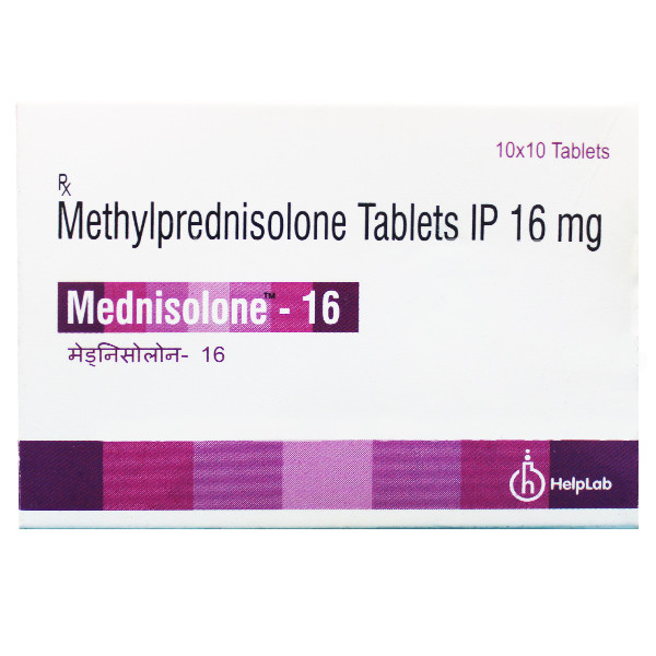MEDNISOLONE 16 MG TABLET
